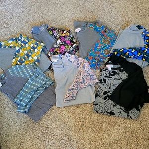 9 Lularoe Randy Tee Size Large